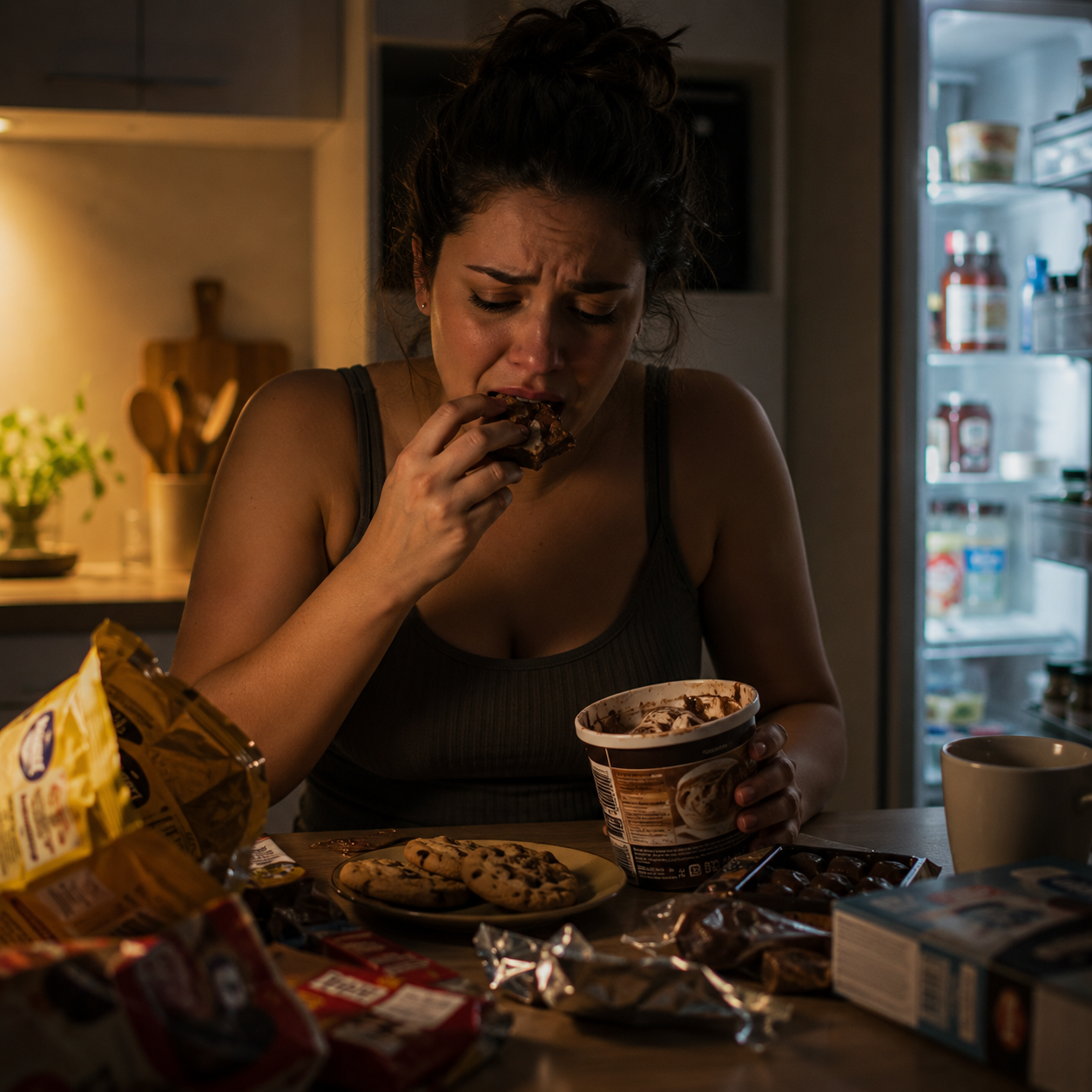 Compulsão no fim do dia